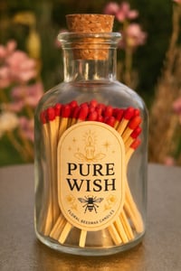 Image 1 of Glass Match Bottle