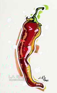 Image 1 of Red Chili Pepper Illustration