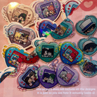 Image 5 of Heart Ship Keychains/Stickers 