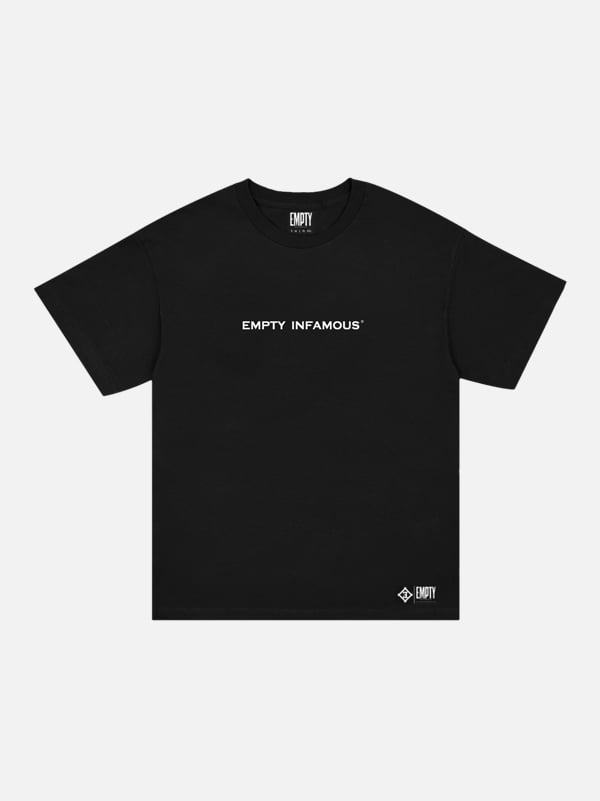 Image of Empty Running Black Tshirt