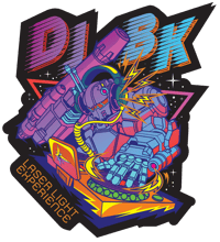 Image 1 of DJ BK Holographic Sticker