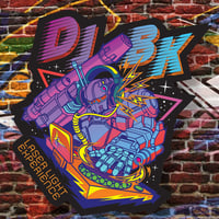 Image 2 of DJ BK Holographic Sticker