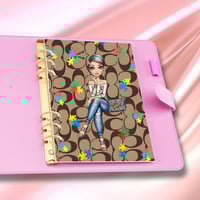 Image 1 of Planner Dashboard Cover - Coa*h Autism Awareness Mom