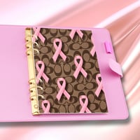 Image 1 of Planner Dashboard Cover - Coa*h Breast Cancer Awareness