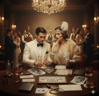 Image 4 of The Gilded Cage - Murder Mystery, Dinner Party Game for 8 People