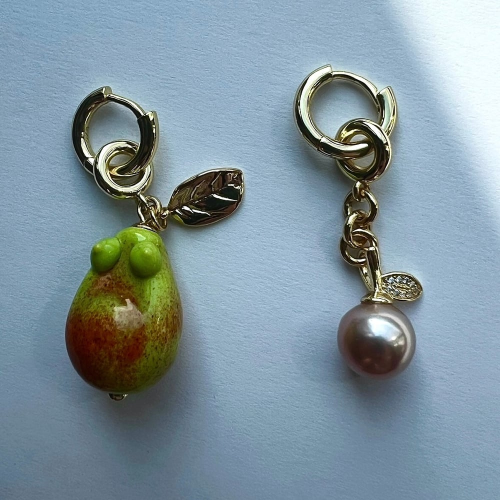 Image of The fruit duet earrings