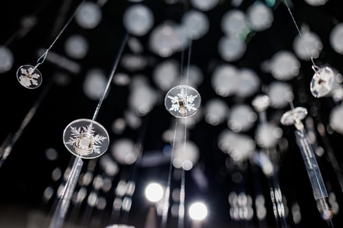 Image of "Heart full of joy" silver ring with rock crystal · CUM LAETISSIMA RERUM ·