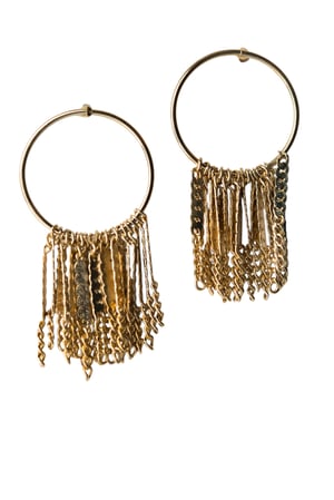 Image of Boucles d'oreilles Pompom Waterfall / Ponpom Earing