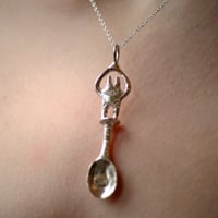 Image 2 of Demon/hand spoon in silver