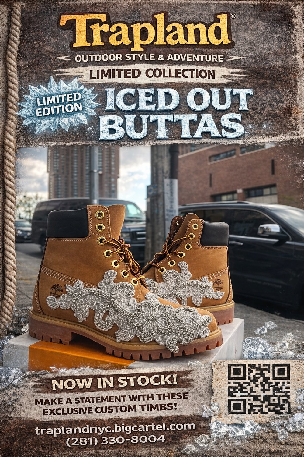 Image of MENS Iced out buttas 