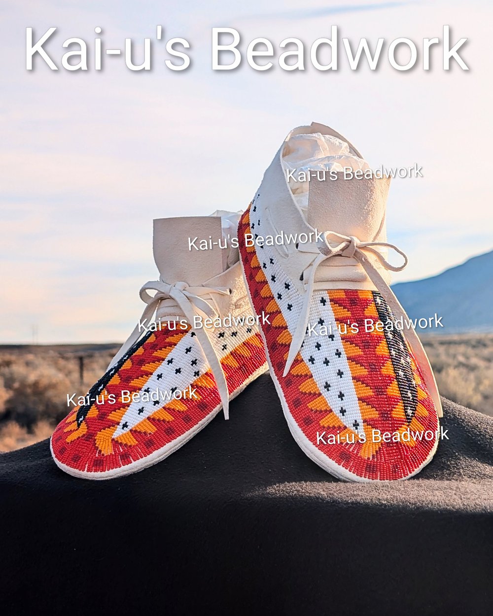 Image of "Hunter's View" Moccasins