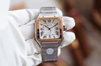 Image 1 of Cartier - Santos - 40 mm - Oro rosa