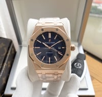 Image 1 of Audemars Piquet - Royal Oak - Oro Rosa e Blu notte