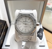 Image 1 of Audemars Piquet - Royal Oak - Bianco e Acciaio