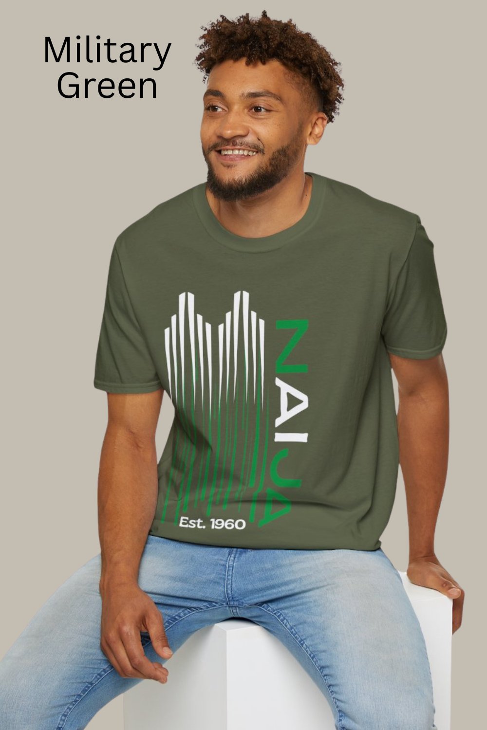 Image of Nigeria Unisex, Cotton Tee