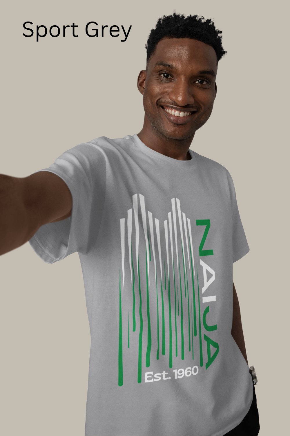 Image of Nigeria Unisex, Cotton Tee