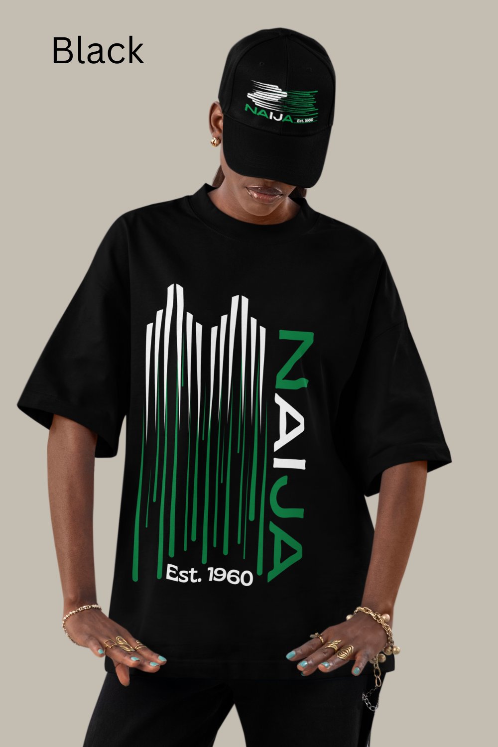 Image of Nigeria Unisex, Cotton Tee