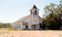 Image 1 of Doole Baptist Church by Kat Swansey - Framed 10 x 8" Photograph