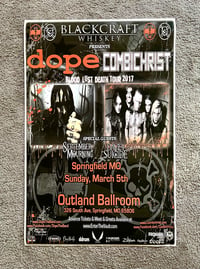 Dope/Combichrist "Lust" Tour Poster 2017 (1 available)