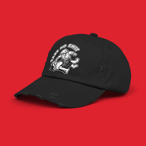Image of 'Take No Shit' Distressed Dad Hat