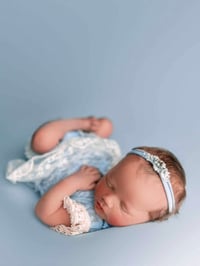 BABY BLUE FLORAL DRESS | PREORDER