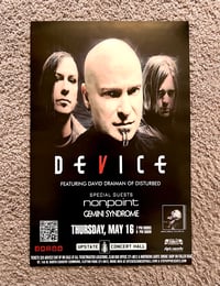 Device With Nonpoint/Gemini Syndrome Tour 12" x 17" Poster 2013 (1 available)