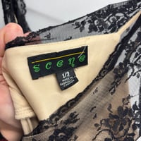 Image 4 of scene lace overlay dress