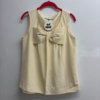 Image 1 of sportmax silk bow top 