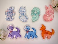 Image 2 of HSR Animal Glitter Magnets