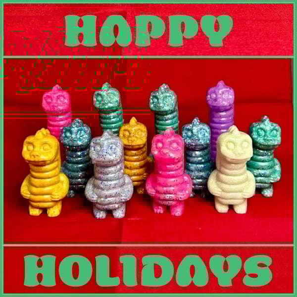 Image of Little Philip Holiday Funfetti - BLANK -soft vinyl toy