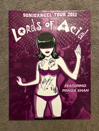 Image 1 of Lords Of Acid "Sonic Angel Tour 2011" Autographed Poster (1 available)