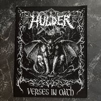HULDER - VERSES IN OATH OFFICIAL BACKPATCH   