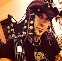 Image 2 of 2009 Virus Dope "Iron Cross" Stage Leather Cowboy Hat