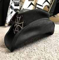 Image 6 of 2009 Virus Dope "Iron Cross" Stage Leather Cowboy Hat