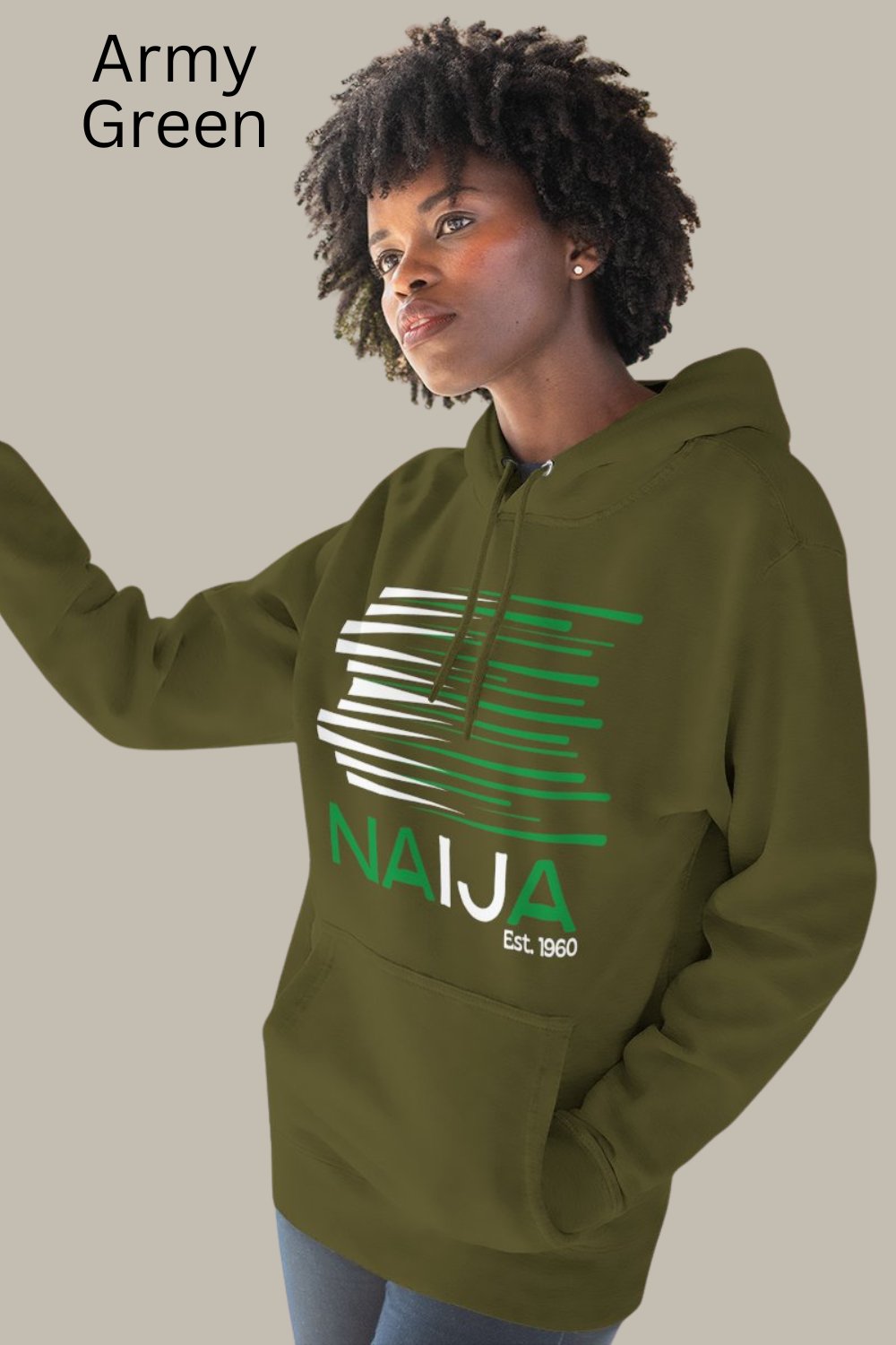 Image of Nigeria, Unisex Hoodie