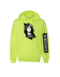 SAFETY GREEN SWAYZE HOODIE W/ ARM LOGO
