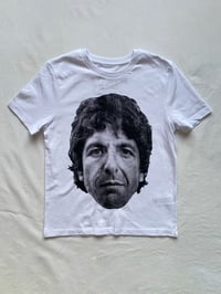 Image 2 of LEONARD COHEN FACE BABY STYLE TEE 