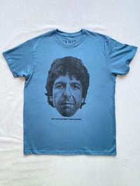 Image 1 of LEONARD COHEN FACE UNISEX TEE *COLOURS