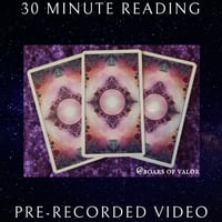 30 MINUTE READING: Pre-recorded video