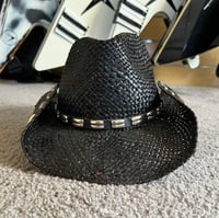 Image 2 of 2014 Virus Peter Grimm Black "Stud" Cowboy Hat (1 available)