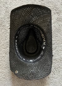 Image 3 of 2014 Virus Peter Grimm Black "Stud" Cowboy Hat (1 available)