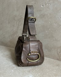 Image 4 of BROWN LEATHER MINI BAG