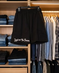 Image 2 of Shirt+shorts combo black