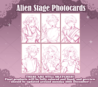 Image 1 of HOLO Photocards ✦ Alien Stage