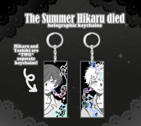 Hikaru & Yoshiki keychains ✦ The Summer Hikaru Died