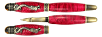 Image 2 of Dragon Z Rollerball Pens, Multiple Pens Available in Antique Brass Finish