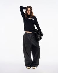 Image 3 of PUSH PUSH Stripes Pants V2 Black