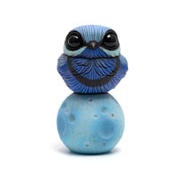 Image 3 of Chubby Bird: Splendid Fairy Wren (w/moon base)
