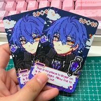 Flins Pixel Art photocard 💜💡🕯