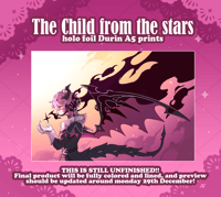 Durin raised foil Print ✦ Genshin Impact